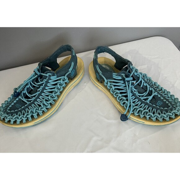 Keen Uneek Womens Paracord Water Sandals Blue Flat Sling back Shoes Flats Sz 8.5 - Picture 6 of 8